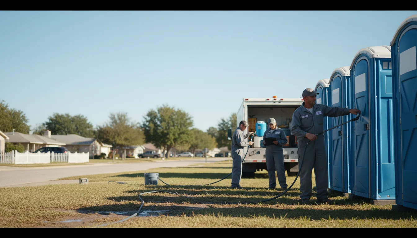 Long-Term Portable Toilet Rental in Mineral Wells, TX near me